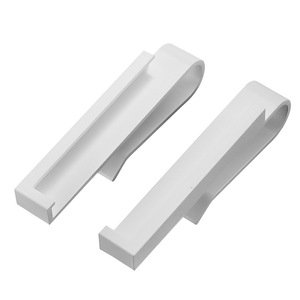 Car <b>Tablet</b> <b>Holder</b> Clip On Plastic Adjustable Portable Anti Shake For Car Mount White Pair - Product Image 4