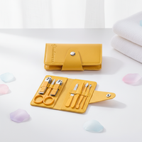 Ensemble de coupe-ongles en acier inoxydable 7 en 1, outils de coupe-ongles personnels, kit de toilettage de voyage, manucure, pédicure, cadeaux promotionnels