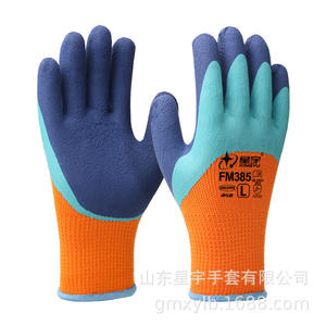 ถุงมือกันบาด Xingyu รุ่น FM385 เคลือบไนไตรล์สองชั้นที่ฝ่ามือ ขนาด L สำหรับงานก่อสร้าง กันน้ำ กันลื่น - Product Image 5