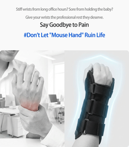 <span class=keywords><strong>Attelle</strong></span> <span class=keywords><strong>de</strong></span> <span class=keywords><strong>poignet</strong></span> réglable avec <span class=keywords><strong>attelle</strong></span> <span class=keywords><strong>de</strong></span> maintien pour le syndrome du canal carpien, l'arthrite et le soutien des blessures - Product Image 4