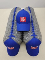 Casquette de baseball personnalisée à 6 panneaux, style sportif et formel, motif de lettres, étiquette tissée en maille, 100% coton, unisexe