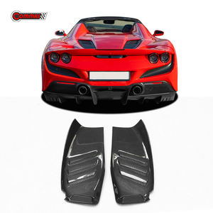 Cubiertas de Ventilación para el Capó Trasero de Fibra de Carbono Seca para Ferrari F8, Estilo OEM, Accesorios para Vehículos - Product Image 1