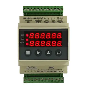 称重传感器指示器，输出4-20mA 0-10V重量控制变送器