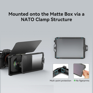 Voor SmallRig Universele Mini Matte Box Lite voor SONY voor CANON <span class=keywords><strong>Camera</strong></span> Koolstofvezel Top Vlag Meerdere Filters 3575 - Product Image 3