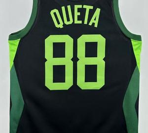 Nuova Maglia da Basket 2025 0 Tatum 4 Holiday 7 Brown 8 Porzingis 11 Irving 88 Queta Stampata Boston City Nera Personalizzabile - Product Image 4