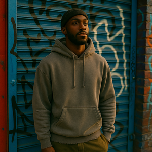 500 Gsm Heavyweight Hoodie OEM Personnalisé Hommes Surdimensionné Pull Distressed Acid Wash Hoodie Blank - Product Image 2