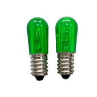 Ampoule LED en PVC en forme de papaye E14 DC14V 0.2W B19, ampoule étanche pour publicité extérieure, ampoule décorative colorée de Noël à 3 LED