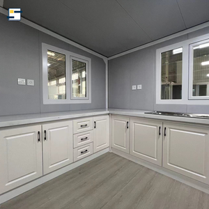 2卧室可移动居住模块化房屋，带夹芯板，环保，中国发货，20英尺/40英尺可扩展折叠房屋 - Product Image 3