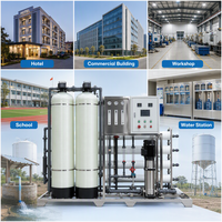 Système de purification d'eau par osmose inverse pour puits, 1000 LPH, sur châssis