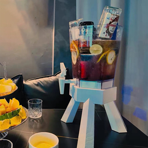 Torre Dispensadora <span class=keywords><strong>de</strong></span> <span class=keywords><strong>Cerveza</strong></span> LED Luminosa Comercial para Fiestas, Torre <span class=keywords><strong>de</strong></span> <span class=keywords><strong>Cerveza</strong></span> Clásica con Trípode para Bebidas Frías - Product Image 3