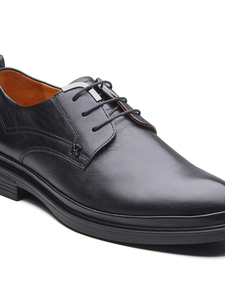 Zapatos de vestir formales de cuero genuino para hombre, zapatos Oxford clásicos con cordones, para negocios, oficina, bodas, hechos a mano, cómodos - Product Image 2