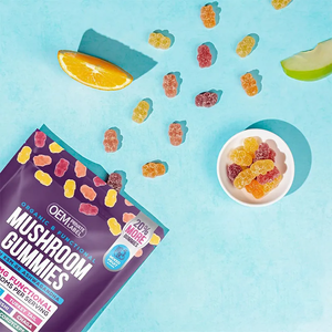 OEM Muestra gratis Orgánica Vegana Lions Mane Mushroom Gummies Nootrópico Cerebro para la memoria y el enfoque Suplemento nutricional - Product Image 5
