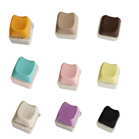 Porte-clés en forme de chat, bouton de clavier mécanique, jouet anti-stress pour la décompression, pendentif pour soulager le stress