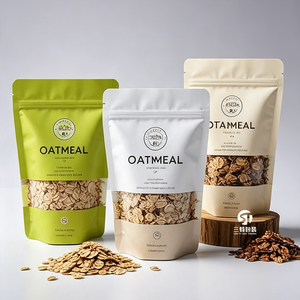 Bolsas de Papel Kraft Personalizadas de Grado Alimenticio con Cierre y Orificio para Colgar, para Frutos Secos, Nueces y Alimentos Liofilizados, 100g 250g 500g - Product Image 3