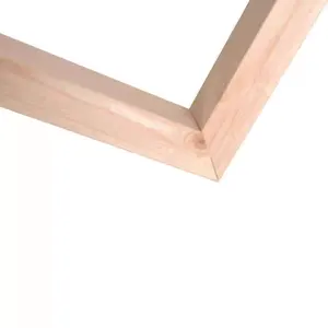 Tongkat perenggang kanvas kayu Solid bagian dalam kerangka kayu DIY ukuran kustom baru pabrik untuk melukis persediaan seni dapat disesuaikan teknologi tinggi