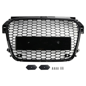 Griglia Anteriore a Nido d'Ape <span class=keywords><strong>Nera</strong></span> Lucida per <span class=keywords><strong>Audi</strong></span> <span class=keywords><strong>A1</strong></span> S1 2010-2014 - Product Image 6