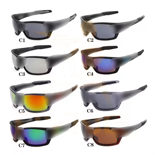 PC Frame Square Sports Eyewear Men Cycling Sunglass Running Glasses Outdoor UV Protection Sport Sunglasses