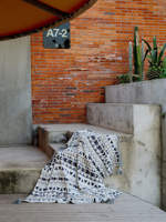 Plaid réversible en acrylique écologique, nouveau design, doux, confortable, tricoté, anti-boulochage, multi-usage, pour