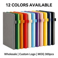 Libreta A5 de Cuero PU Minimalista con Logotipo Personalizado, Diario Profesional para Reuniones de Negocios, Publicidad Corporativa y Regalos