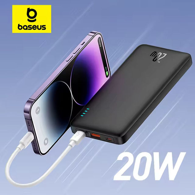 Airpow 20W Power Bank 20000mAh Fast Charge Power Bank for iPhone 16/15/14/13/12 Xiaomi Batterie Externe