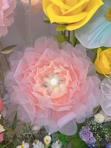 Fiore Elettrico Bianco Premium a 48 Petali con Apertura Motorizzata LED per Decorazioni di Matrimoni ed Eventi - Product Image 5