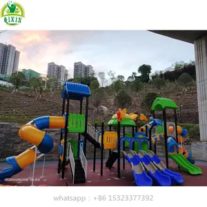 2022 Large playground equipment outside park playing joyland garden slide with tu