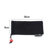 Nylon Mesh Trekkoord Telefoonzak Met Aangepaste Label Logo Me-20