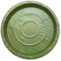Assiettes en feuilles de Sal naturelles, vaisselle jetable écologique pour restaurants