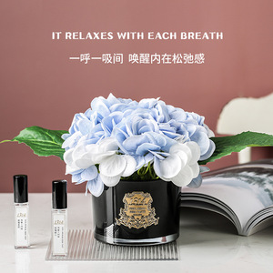 <b>Hydrangea</b> <b>Artificial</b> Preserved Flower Scented Silk Flower Aromatherapy Ornament For Living Room Bedroom Wedding Decor - Product Image 3