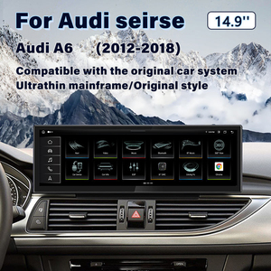 หน้า<span class=keywords><strong>จอ</strong></span> Carplay ขนาด 14.9 นิ้ว 8 คอร์ MTK 8+256GB สำหรับรถยนต์ Audi A6 C7 ปี 2012-<span class=keywords><strong>2018</strong></span> วิทยุมัลติมีเดียในรถยนต์ - Product Image 3