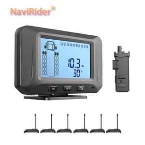 6 Wheel High Quality High Efficient Truck Trailer <b>Tpms</b> Wireless Tire Pressure Monitoring System - Product Image 1