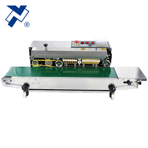 FR-900 기본 연속 간식 캔디 너트 씰링 기계 히트 밴드 실러 온도 제어 수평 씰링 기계 - Product Image 3