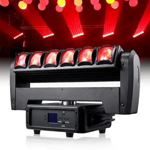 มืออาชีพ 6*60W ย้ายบาร์ไฟ LED เวทีสําหรับไนท์คลับดีเจเอฟเฟกต์ลําแสง RGB พร้อมการควบคุม DMX สําหรับสวนสนุกและคลับ - Product Image 1