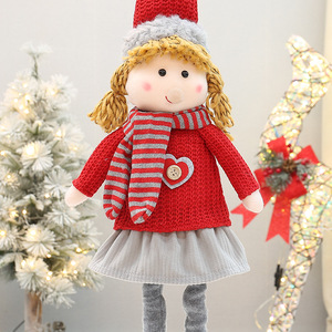 Poupées en tissu de Noël 59 cm, jouets en peluche extensibles pour enfants, décoration de fêtes - Product Image 4