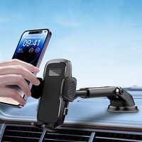Support de téléphone portable pour voiture, fixation tableau de bord, pare-brise, grille d'aération, support de tableau de bord pour iPhone 15 Pro Max 14 13 12 Android