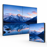 Écran d'affichage vidéo LCD intérieur à cadre ultra-fin, écran d'affichage numérique, matrice LED complète, luminosité 500 cd/m², Adobe RGB 98 %, personnalisable