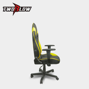 Professionally create a warm color computer game gaming chair that meets the engineering ergonomic index - Product Image 3