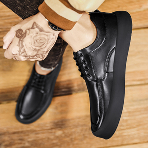 Nuovo commercio all'ingrosso barca bianca estate traspirante pelle Vintage scarpe da <span class=keywords><strong>uomo</strong></span> vera mucca con lacci classico Sneaker antiscivolo di alta qualità <span class=keywords><strong>44</strong></span> - Product Image 2