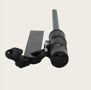 Survival <span class=keywords><strong>Spark</strong></span> Magnesio Supervivencia Multifunción Brújula Silbato Arrancador de fuego - Product Image 1