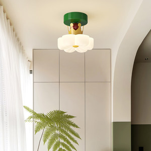 Lámpara de Techo Minimalista Estilo Crema, Luz LED Cálida, Lámpara de Pared para Dormitorio, Lámpara Creativa en Forma de Estrella para Habitación Infantil, Lámpara Amigable con la Vista - Product Image 4