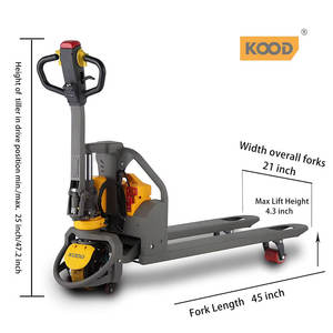 משאית מטען חשמלי מלא 1.5t 1.8t 2.0t ג 'ק מזרן לטיפול במחסן - Product Image 6