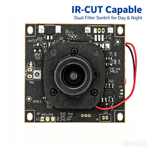 Module de caméra sténopé OEM 1080P WDR à faible luminosité 32x32mm 4-en-1 hybride AHD TVI CVBS commutable pour interphone vidéo - Product Image 4
