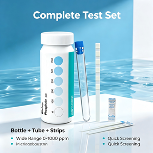 Bandes de test de <span class=keywords><strong>phosphate</strong></span>, bandes de test d'eau à large plage 0-1000 ppm pour la détection du <span class=keywords><strong>phosphate</strong></span>, 50 bandes - Product Image 3