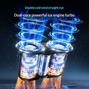 9000Mah Waist Desktop Handheld Dual Air Outlets Portable Mini Rechargeable <b>Fan</b> Ultra Low Noise for Home and Outdoor Use - Product Image 5