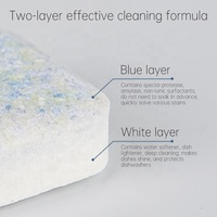 Combinaison multi-effets Double formulation efficace Comprimés effervescents écologiques Comprimés de savon liquide pour lave-vaisselle en vrac
