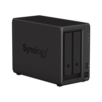 Tout Nouveau Serveur de Stockage de Fichiers NAS 2 Baies DS725+ Haute Performance, Solution Cloud Privée pour Réseau Domestique