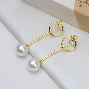 Han DIY S925 Silver Earrings with 5-6 Pearls Phoenix Tail Earpin 1011 Empty <b>Tray</b>-Female <b>Jewelry</b> Accessories in Bag Packaging - Product Image 4