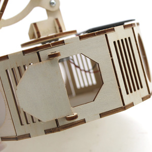 Kit de communication DIY en bois à énergie solaire pour enfants de 7 à 9 ans – Modèle de jouet scientifique éducatif - Product Image 3
