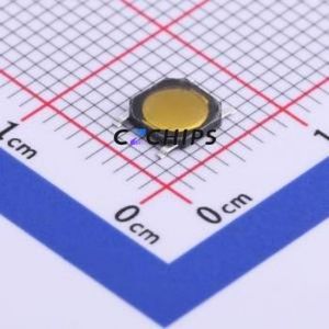 TS-1187B-B Tactile Switch SMD Switch Single Pole Single Throw Round Button 1.6N Vertical Mount - Product Image 1