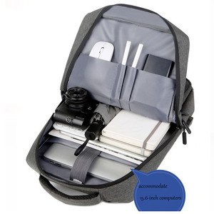 Mochila Oxford Impermeable Personalizada con Logotipo, Mochila Casual para Estudiantes, para Portátil de 15.6 Pulgadas, con Puerto de Carga USB - Product Image 3